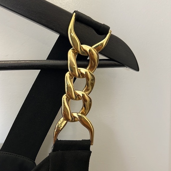 Calvin Klein Dress with Gold Chain Strap - Picture 5 of 8